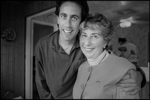 Betty Seinfeld and her son, Jerry Seinfeld